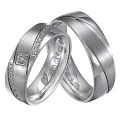 High Quality Jewelry 316L Stainless Steel Engagement Wedding Ring